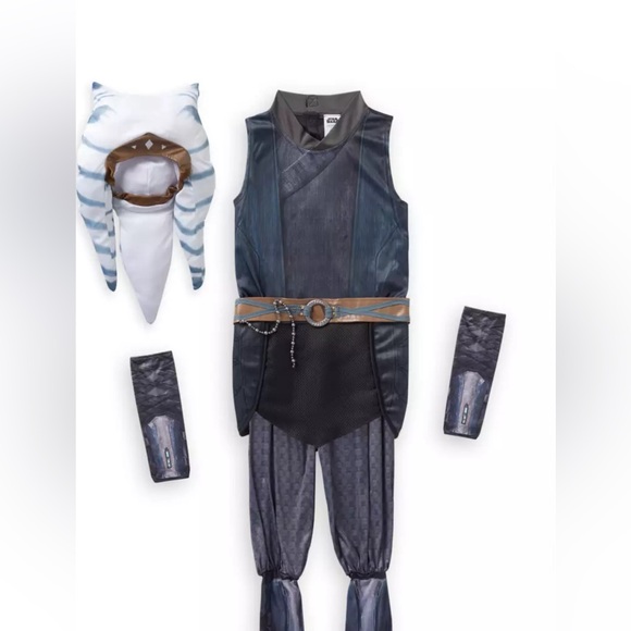 Disney Ahsoka Tano Costume with Blue and White Headpiece - Picture 2 of 4